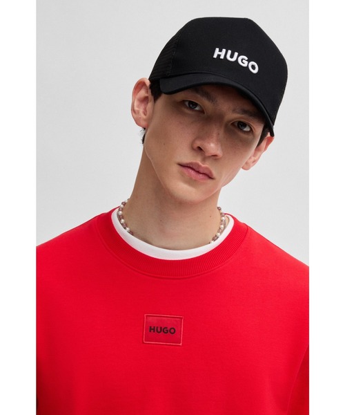 HUGO（ヒューゴ）の「コットンツイル キャップ メッシュパネル（キャップ・メンズ・ブラック/ブラウン/ホワイト・ONESIZE）」の6枚目の写真