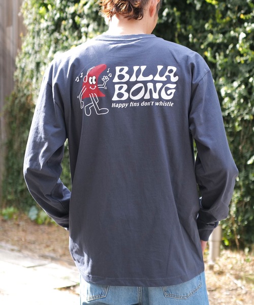 BILLABONG(ビラボン)の「BILLABONG メンズ EC STYLE SUM ロンT 【2025年春夏モデル】/ビラボンバックプリント長袖ロンT(Tシャツ/カットソー・メンズ・ホワイト/ブルー系その他/ブラック・LARGE/MEDIUM/X-LARGE)」の3枚目の写真