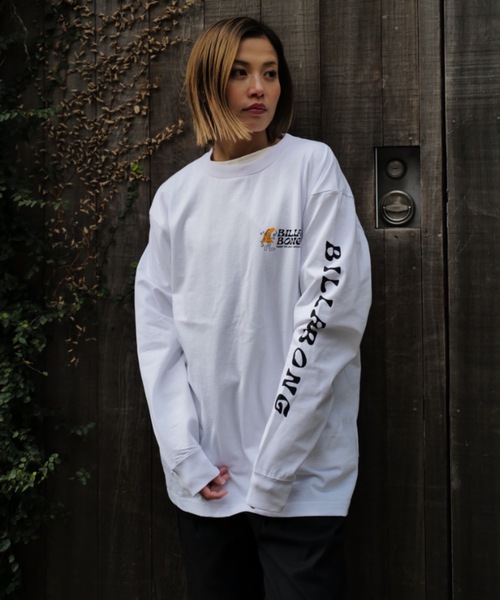 BILLABONG(ビラボン)の「BILLABONG メンズ EC STYLE SUM ロンT 【2025年春夏モデル】/ビラボンバックプリント長袖ロンT(Tシャツ/カットソー・メンズ・ホワイト/ブルー系その他/ブラック・LARGE/MEDIUM/X-LARGE)」の6枚目の写真