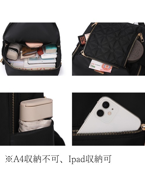 Miniministore（ミニミニストア）の「ステッチリュック2wayミニリュック人気（バックパック/リュック・レディース・ブラック/カーキブラウン/ベージュ・FREE）」の22枚目の写真