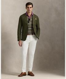 Jarrett ストレッチ スリム フィット サティーン パンツ