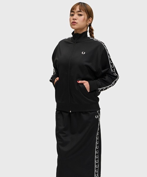 ☆美品☆ FRED PERRY フレッドペリー トラックジャケット ジャージ 黒 楽天市場】フレッドペリー ジャージ FRED PERRY コントラスト