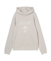 guess 白パーカー 裏起毛 タグ付 guess 白パーカー 裏起毛 タグ付