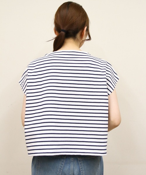 tシャツ FRENCH SLEEVE BOAT NECK P.O. フレンチ スリーブ ボート ネック プルオーバー レディース メンズ ORCIVAL (オーシバル) FRENCH SLEEVE BOAT NECK P.O. / フレンチ