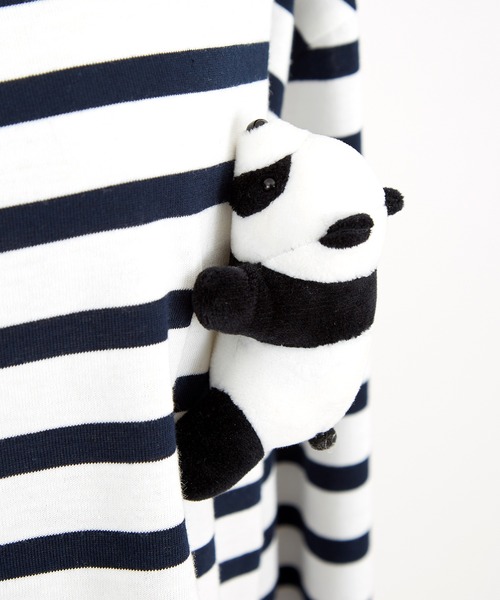 TEDDY ankoROCK ボーダーボートネックカットソー / メンズ レディース