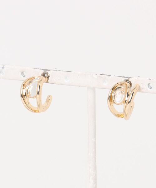 GOLDY(ゴールディ)の「【GOLDY】ピアス 1241211※(ピアス(両耳用)・レディース・シルバー/ブルー/グリーン/ゴールド・FREE)」の4枚目の写真