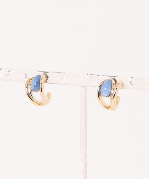 GOLDY(ゴールディ)の「【GOLDY】ピアス 1241211※(ピアス(両耳用)・レディース・シルバー/ブルー/グリーン/ゴールド・FREE)」の1枚目の写真