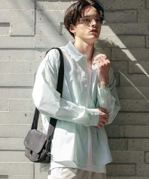 SENSE OF PLACE by URBAN RESEARCH(センスオブプレイスバイアーバンリサーチ)の「『ユニセックス』『イージーケア』コンフォートレギュラーカラーシャツ(シャツ/ブラウス・メンズ・イエロー/ホワイト/ライトブルー/ブラック系その他/ブルー系その他/グリーン系その他・SMALL/MEDIUM/LARGE/X-LARGE)」の4枚目の写真