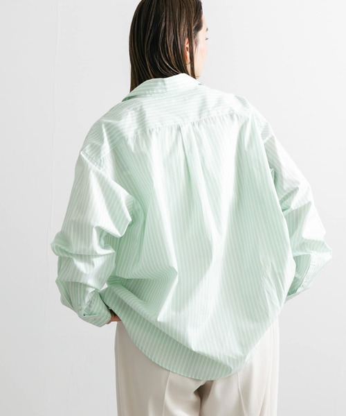 SENSE OF PLACE by URBAN RESEARCH(センスオブプレイスバイアーバンリサーチ)の「『ユニセックス』『イージーケア』コンフォートレギュラーカラーシャツ(シャツ/ブラウス・メンズ・イエロー/ホワイト/ライトブルー/ブラック系その他/ブルー系その他/グリーン系その他・SMALL/MEDIUM/LARGE/X-LARGE)」の18枚目の写真