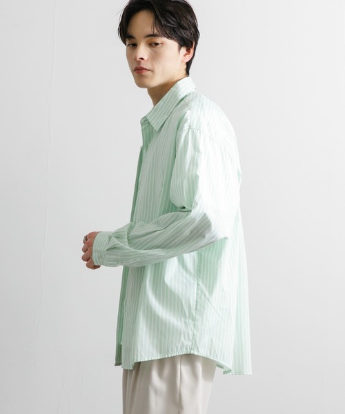 SENSE OF PLACE by URBAN RESEARCH(センスオブプレイスバイアーバンリサーチ)の「『ユニセックス』『イージーケア』コンフォートレギュラーカラーシャツ(シャツ/ブラウス・メンズ・イエロー/ホワイト/ライトブルー/ブラック系その他/ブルー系その他/グリーン系その他・SMALL/MEDIUM/LARGE/X-LARGE)」の22枚目の写真