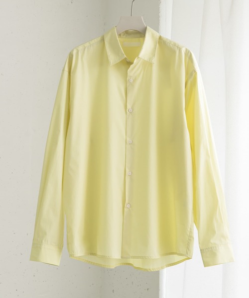 SENSE OF PLACE by URBAN RESEARCH(センスオブプレイスバイアーバンリサーチ)の「『ユニセックス』『イージーケア』コンフォートレギュラーカラーシャツ(シャツ/ブラウス・メンズ・イエロー/ホワイト/ライトブルー/ブラック系その他/ブルー系その他/グリーン系その他・SMALL/MEDIUM/LARGE/X-LARGE)」の9枚目の写真