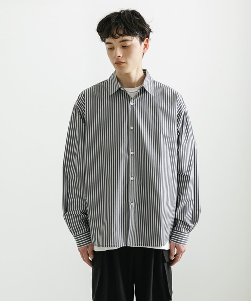 SENSE OF PLACE by URBAN RESEARCH(センスオブプレイスバイアーバンリサーチ)の「『ユニセックス』『イージーケア』コンフォートレギュラーカラーシャツ(シャツ/ブラウス・メンズ・イエロー/ホワイト/ライトブルー/ブラック系その他/ブルー系その他/グリーン系その他・SMALL/MEDIUM/LARGE/X-LARGE)」の10枚目の写真