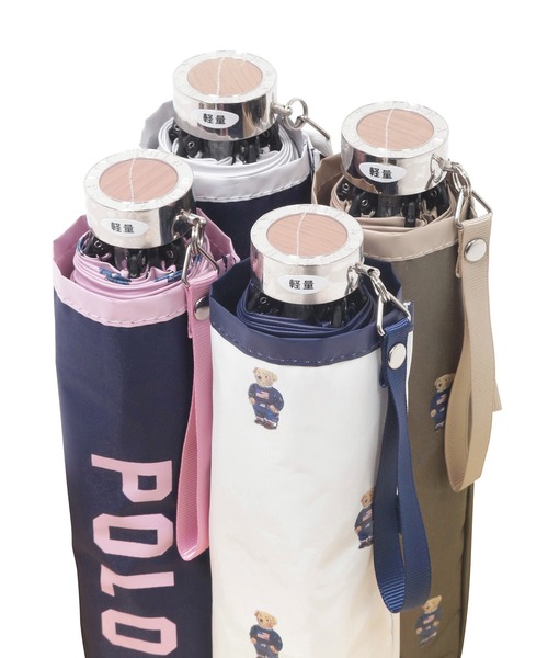 専用　新品　遮光 晴雨兼用折りたたみ日傘　POLO BEAR ポロベア POLO RALPH LAUREN 折りたたみ傘 遮光 晴雨兼用 折りたたみ日傘