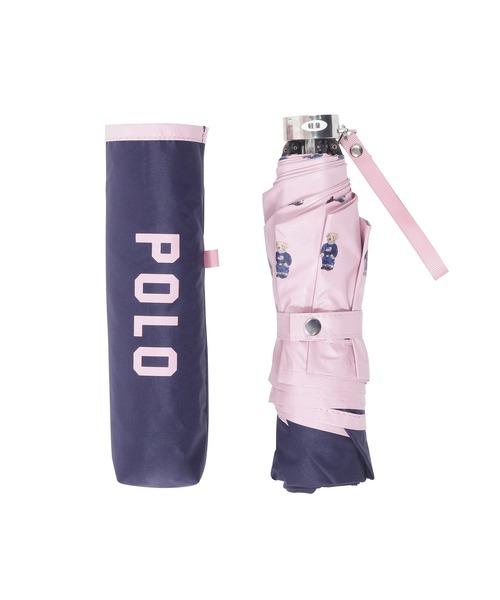 専用 新品 遮光 晴雨兼用折りたたみ日傘 POLO BEAR ポロベア 遮光 晴雨兼用 折りたたみ日傘 裏カラー 'PORO BEAR' ポロベア