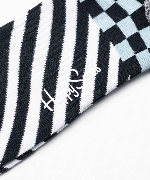 Happy Socks（ハッピーソックス）の「【66】【HAPPY SOCKS】キャッチーデザインソックス（ソックス/靴下・レディース・グレー・SMALL/MEDIUM）」の2枚目の写真