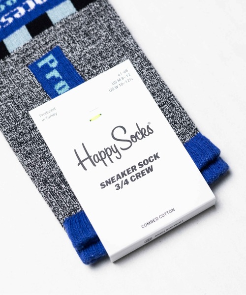 Happy Socks（ハッピーソックス）の「【66】【HAPPY SOCKS】キャッチーデザインソックス（ソックス/靴下・レディース・グレー・SMALL/MEDIUM）」の4枚目の写真