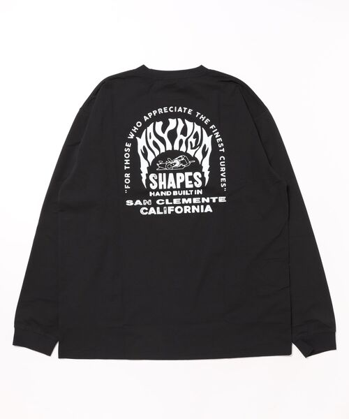 lost(ロスト)の「【ムラサキスポーツ限定】lost/ロスト 長袖Tシャツ 水陸両用/ユーティリティー/UVケアラッシュガード L25S-4305(ラッシュガード・メンズ・ホワイト/ブラック・M/L/XL)」の3枚目の写真