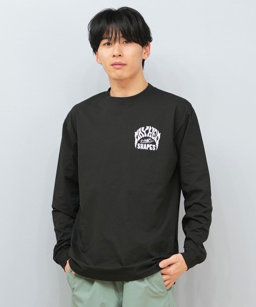 lost(ロスト)の「【ムラサキスポーツ限定】lost/ロスト 長袖Tシャツ 水陸両用/ユーティリティー/UVケアラッシュガード L25S-4305(ラッシュガード・メンズ・ホワイト/ブラック・M/L/XL)」の9枚目の写真