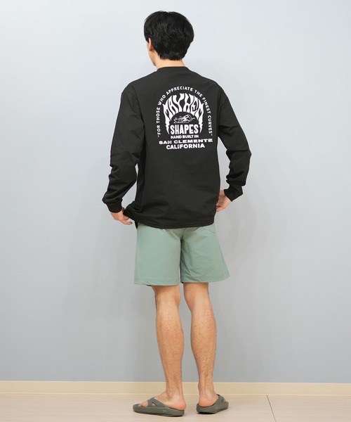 lost(ロスト)の「【ムラサキスポーツ限定】lost/ロスト 長袖Tシャツ 水陸両用/ユーティリティー/UVケアラッシュガード L25S-4305(ラッシュガード・メンズ・ホワイト/ブラック・M/L/XL)」の13枚目の写真