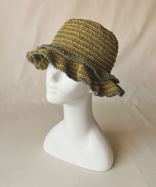 ORIENT MILLINERY(オリエント ミリナリー)の「MONET【モネ】(ハット・レディース・ベージュ/グリーン/ブラック・FREE)」の5枚目の写真