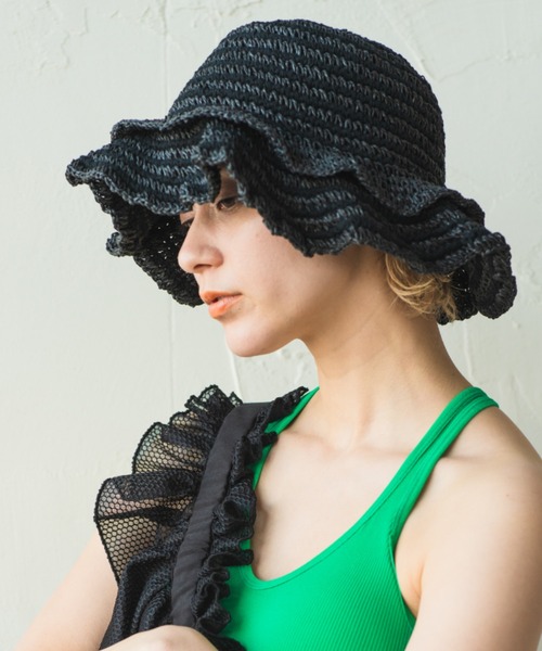 ORIENT MILLINERY ベージュ バケットハット MONET【ﾓﾈ】（ハット）｜ORIENT MILLINERY（オリエント