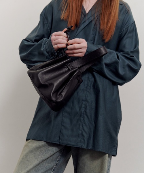 ONE.（ワンドット）の「【ONE. /ワンドット】/ ワンハンドルレザーハンドBAG/ ONE-004（ハンドバッグ・レディース・ブラック・FREE）」の21枚目の写真