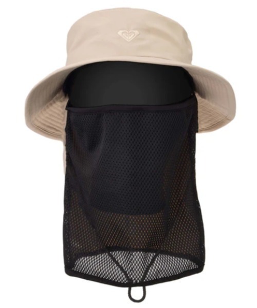 ROXY(ロキシー)の「WR UV WATER FACE MAS /ロキシーフェイスマスク兼ネックガード付きサーフハット(ハット・レディース・グリーン/ブラック/ベージュ・FREE)」の12枚目の写真