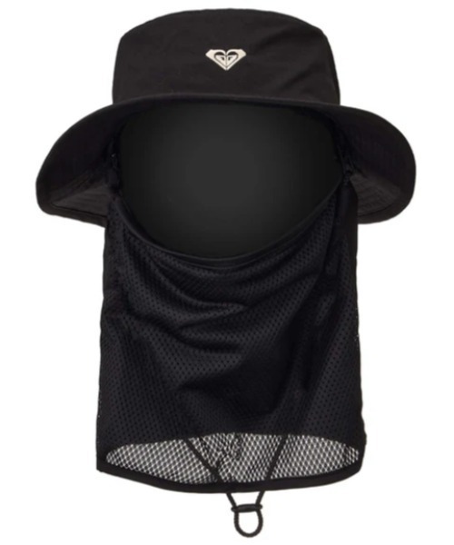 ROXY(ロキシー)の「WR UV WATER FACE MAS /ロキシーフェイスマスク兼ネックガード付きサーフハット(ハット・レディース・グリーン/ブラック/ベージュ・FREE)」の7枚目の写真