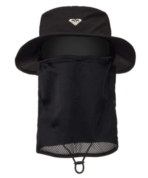 ROXY(ロキシー)の「WR UV WATER FACE MAS /ロキシーフェイスマスク兼ネックガード付きサーフハット(ハット・レディース・グリーン/ブラック/ベージュ・FREE)」の8枚目の写真