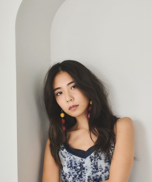 mikomori(ミコモリ)の「CAMISOLE OP(ワンピース・レディース・ネイビー/レッド・FREE)」の7枚目の写真