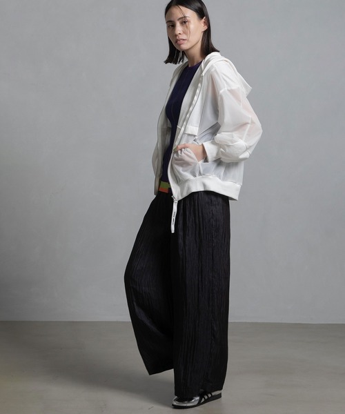 MARECHAL TERRE(マルシャルテル)の「メッシュフーディー(パーカー・レディース・グレー/カーキ/ブラック/ホワイト・MEDIUM)」の16枚目の写真