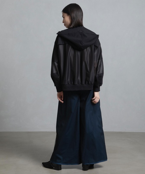 MARECHAL TERRE(マルシャルテル)の「メッシュフーディー(パーカー・レディース・グレー/カーキ/ブラック/ホワイト・MEDIUM)」の13枚目の写真