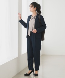 パンツスーツ ノーカラージャケット」に該当するファッション通販