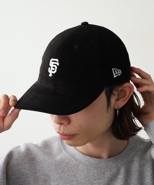 WHITE MOUNTAINEERING(ホワイトマウンテニアリング)の「White Mountaineering/ホワイトマウンテニアリング×NEW ERA/ニューエラ 9THIRTY_PACKABLE SAN FRANCISCO GIANTS コーデュロイキャップ(キャップ・メンズ・ブラック・FREE)」の7枚目の写真