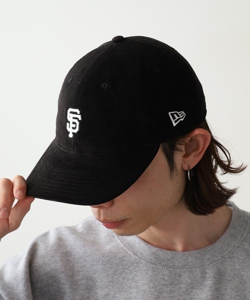 WHITE MOUNTAINEERING(ホワイトマウンテニアリング)の「White Mountaineering/ホワイトマウンテニアリング×NEW ERA/ニューエラ 9THIRTY_PACKABLE SAN FRANCISCO GIANTS コーデュロイキャップ(キャップ・メンズ・ブラック・FREE)」の8枚目の写真