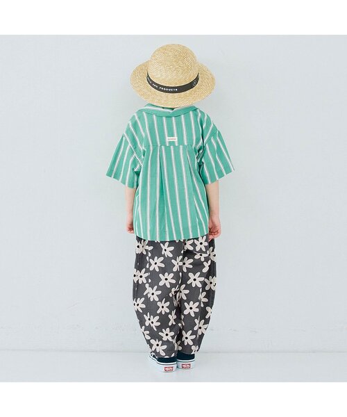 ジュニア対応】イロチ買いしたい総柄ツイルバレルレッグパンツ（その他