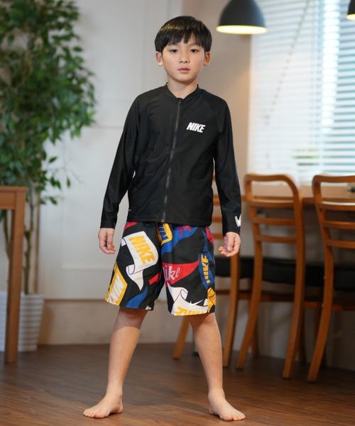 NIKE/ナイキ ﾅｲｷ ﾌﾗｯｸﾞﾌﾟﾘﾝﾄ7ﾎﾞﾚｰｼｮｰﾂ キッズ 水着 トランクス