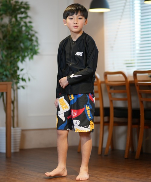 NIKE/ナイキ ﾅｲｷ ﾌﾗｯｸﾞﾌﾟﾘﾝﾄ7ﾎﾞﾚｰｼｮｰﾂ キッズ 水着 トランクス