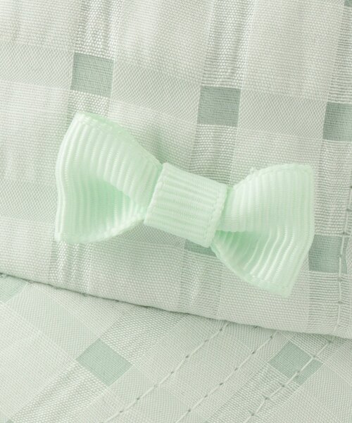 SHOO・LA・RUE（シューラルー）の「シアーチェックキャップ（キャップ・キッズ・パープル/ライトグリーン・99）」の6枚目の写真