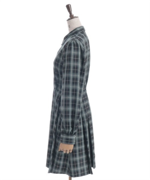 axes femme（アクシーズファム）の「ジップ×プリーツワンピース（ワンピース・レディース・グリーン/グレー/ネイビー・FREE）」の13枚目の写真