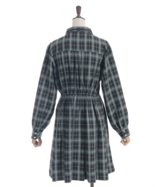 axes femme（アクシーズファム）の「ジップ×プリーツワンピース（ワンピース・レディース・グリーン/グレー/ネイビー・FREE）」の14枚目の写真