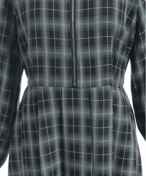 axes femme（アクシーズファム）の「ジップ×プリーツワンピース（ワンピース・レディース・グリーン/グレー/ネイビー・FREE）」の17枚目の写真