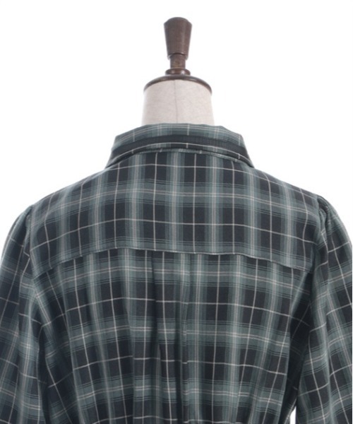 axes femme（アクシーズファム）の「ジップ×プリーツワンピース（ワンピース・レディース・グリーン/グレー/ネイビー・FREE）」の18枚目の写真