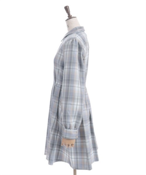 axes femme（アクシーズファム）の「ジップ×プリーツワンピース（ワンピース・レディース・グリーン/グレー/ネイビー・FREE）」の21枚目の写真