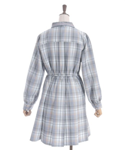 axes femme（アクシーズファム）の「ジップ×プリーツワンピース（ワンピース・レディース・グリーン/グレー/ネイビー・FREE）」の22枚目の写真