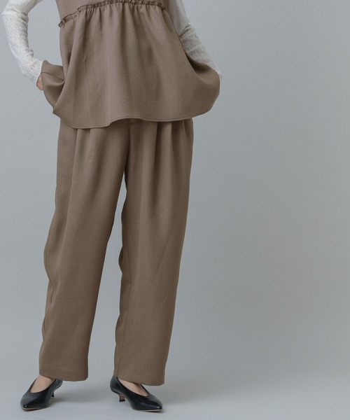 GLOBAL WORK（グローバルワーク）の「MATINEE LINE/リネンライクバレルパンツ/327144（その他パンツ・レディース・スミクロ/モカ/ブラウン・SMALL/MEDIUM/LARGE）」の18枚目の写真