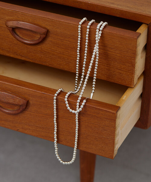 GALLARDAGALANTE(ガリャルダガランテ)の「ボールビーズロングネックレス(リング・レディース・シルバー/ゴールド・FREE)」の7枚目の写真