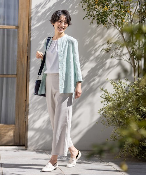 接触冷感】ストレッチストレートパンツ（スラックス）｜DECOY SINCE