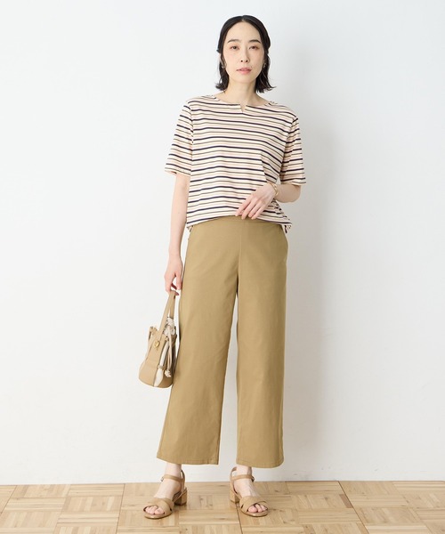 DECOY SINCE 1981(デコイシンスイチキュウハチイチ)の「【接触冷感】ストレッチストレートパンツ(スラックス・レディース・ベージュ/ネイビー/ブルー/モカ・80/70/76/64/67)」の20枚目の写真