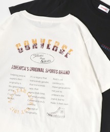 CONVERSE（コンバース）の「2025SS CONVERSE/コンバース ヴィンテージバックプリント ワンポイントロゴ 半袖Tシャツ（Tシャツ/カットソー）」